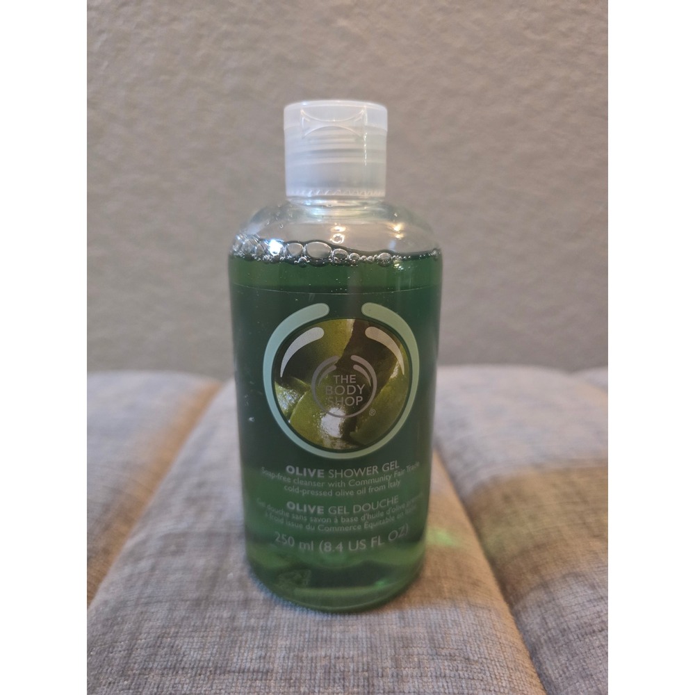The Body Shop Olive Shower Gel 8.4 fl oz Soap-Free Cleanser Original Formula